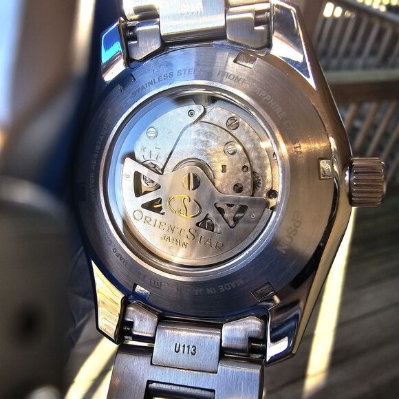 Orient Star Skeleton Automatic F6F4-UAF0 Japan Open Heart Stainless Steel Watch - Picture 8 of 16